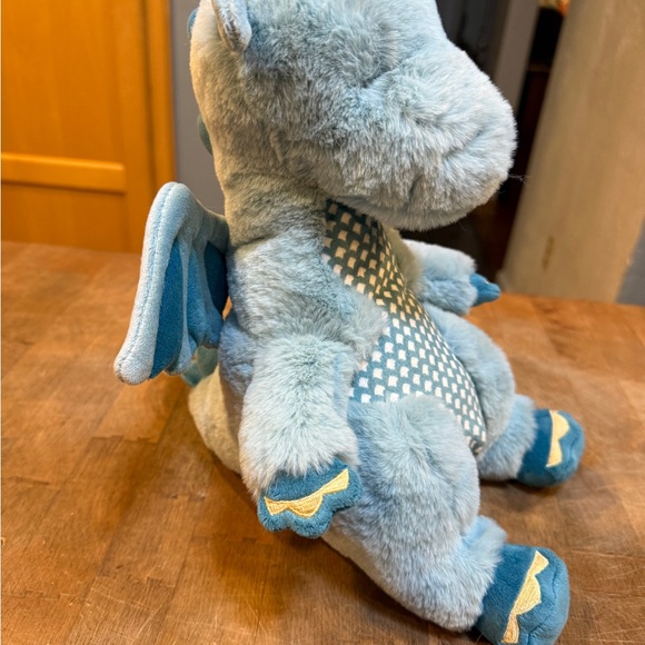 Douglas Baby Light Blue Plush Dragon Ultra Soft Stuffed Animal Cuddle Toy - Picture 2 of 14